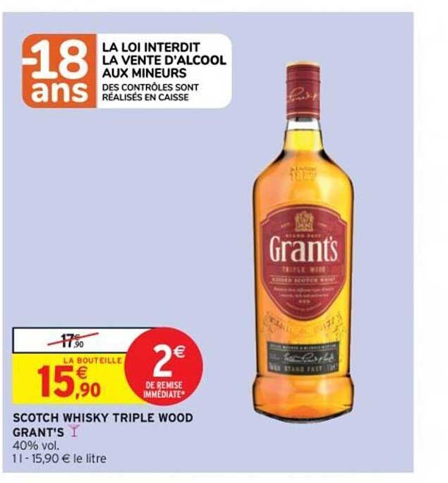 Scotch Whisky Triple Wood Grant's