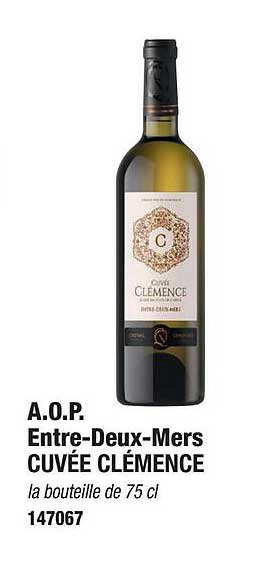 a.o.p. entre-deux-mers cuvée clémence