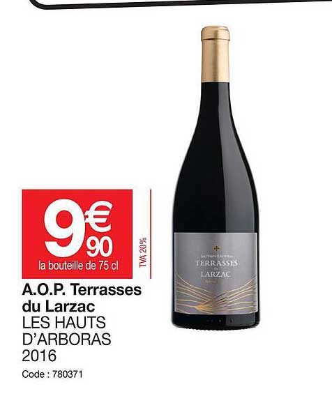 a.o.p. terrasses du larzac les hauts d'arboras 2016