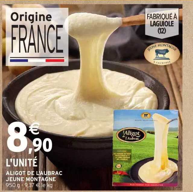 aligot de l'aubrac jeune montagne