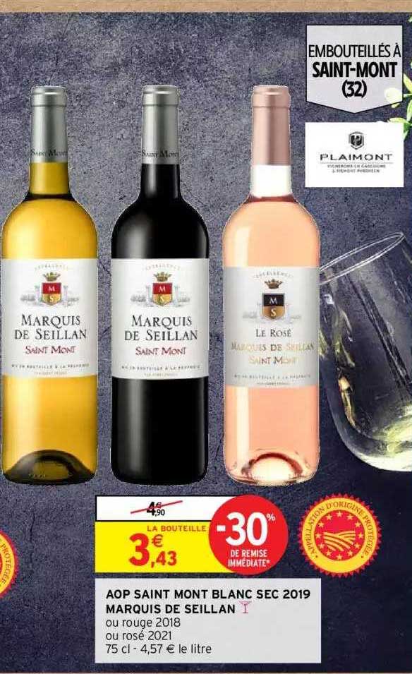 aop saint mont blanc sec 2019 marquis de seillan