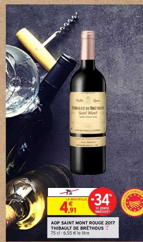 aop saint mont rouge 2017 thibault de bréthous