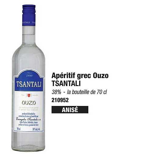 Apéritif Grec Ouzo Tsantali