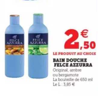 bain douche felce azzurra