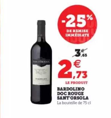 bardolino doc rouge sant' orsola