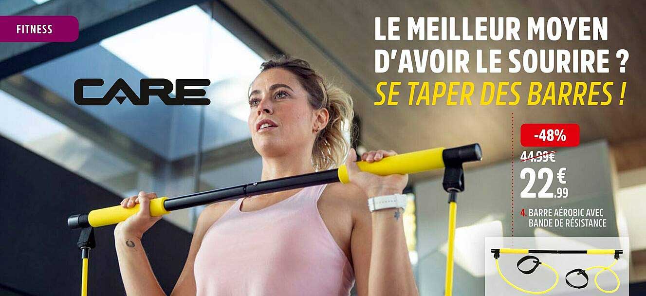 Barre Aérobic Avec Bande De Résistance Care