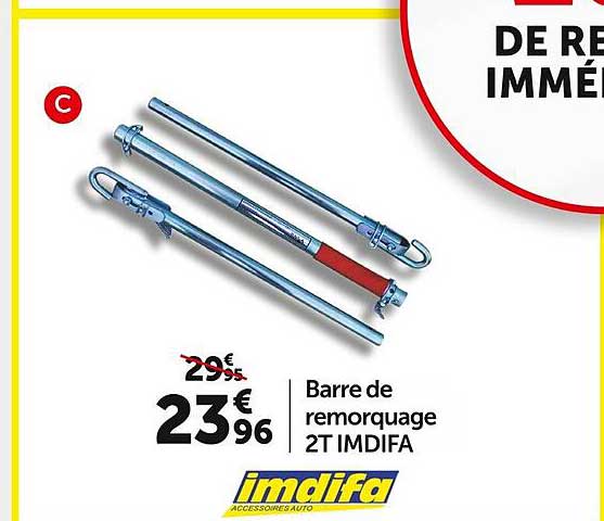 barre de remorquage 2t imdifa