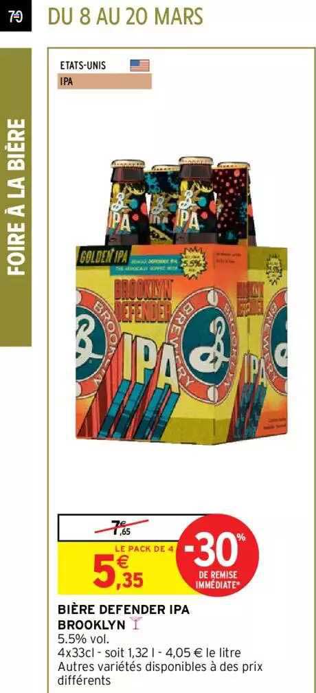 bière defender ipa brooklyn