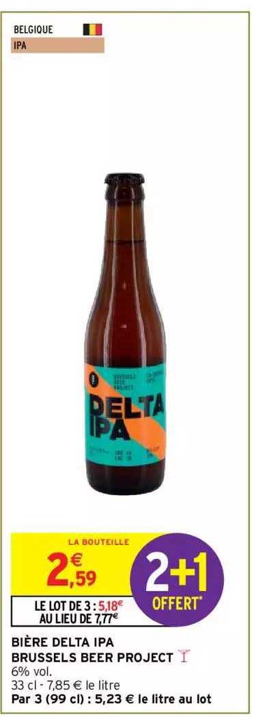 bière delta ipa brussels beer project