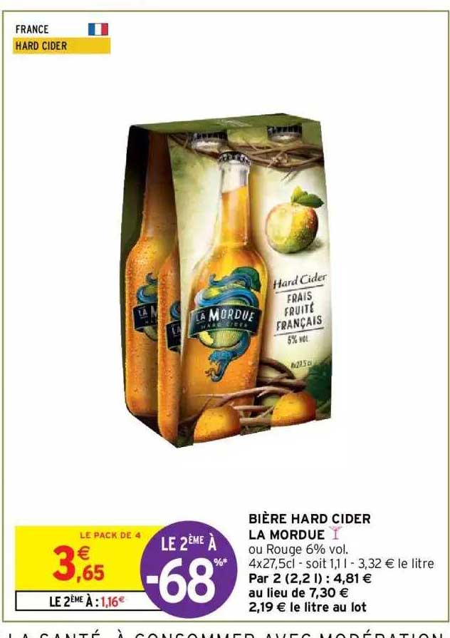 bière hard cider la mordue