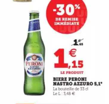 bière peroni nastro azzuro