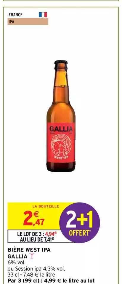 bière west ipa gallia