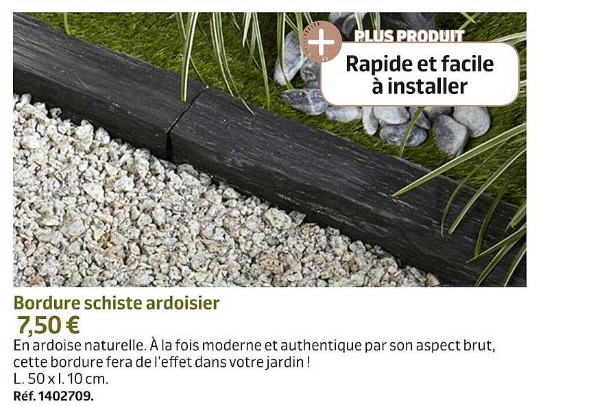 bordure schiste ardoisier
