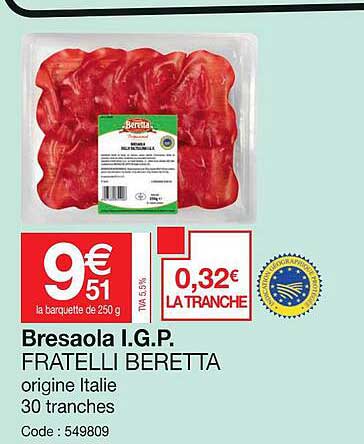 bresaola i.g.p. fratelli beretta