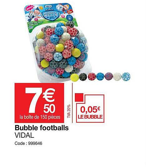 bubble footballs vidal