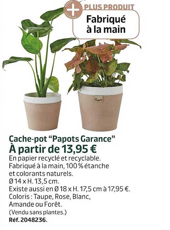 cache-pot "papots garance"
