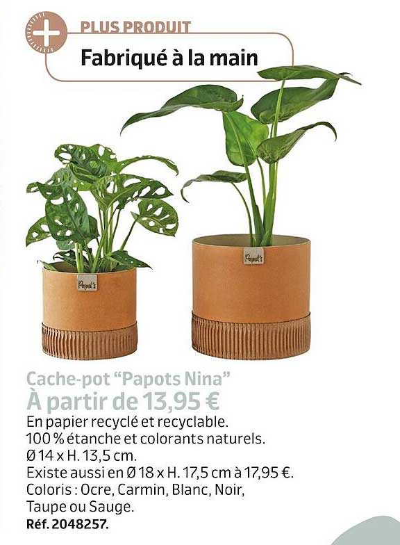 cache-pot "papots nina"