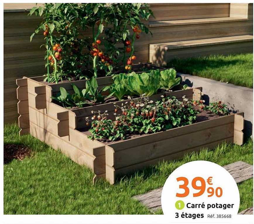 Carré Potager 3 étages