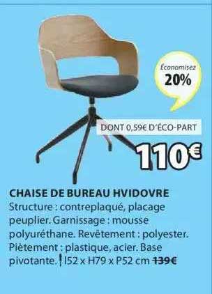 Chaise De Bureau Hvidovre