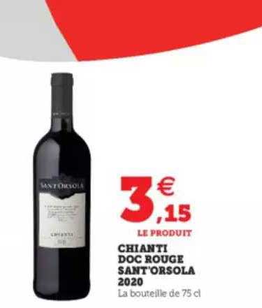 chianti doc rouge sant'orsola 2020