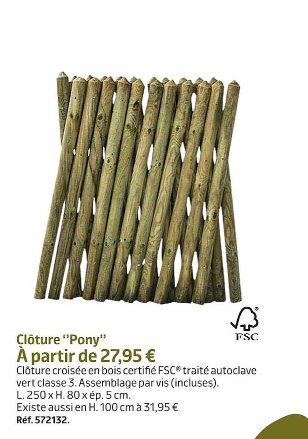 clôture "pony"