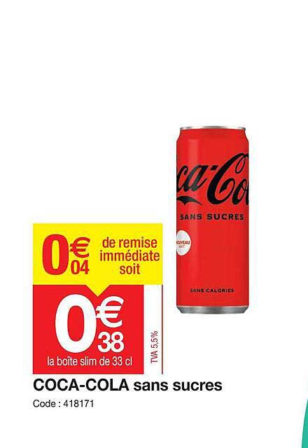 coca-cola sans sucres