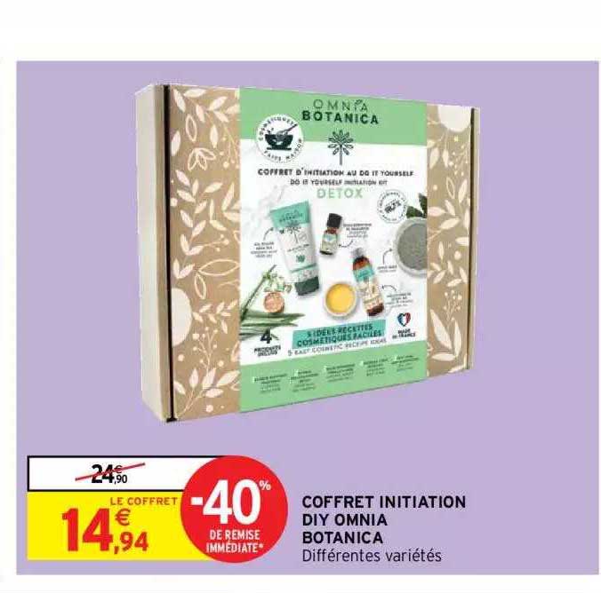 coffret initiation diy omnia botanica
