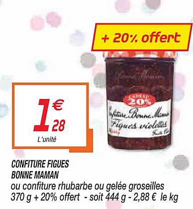 confiture figues bonne maman