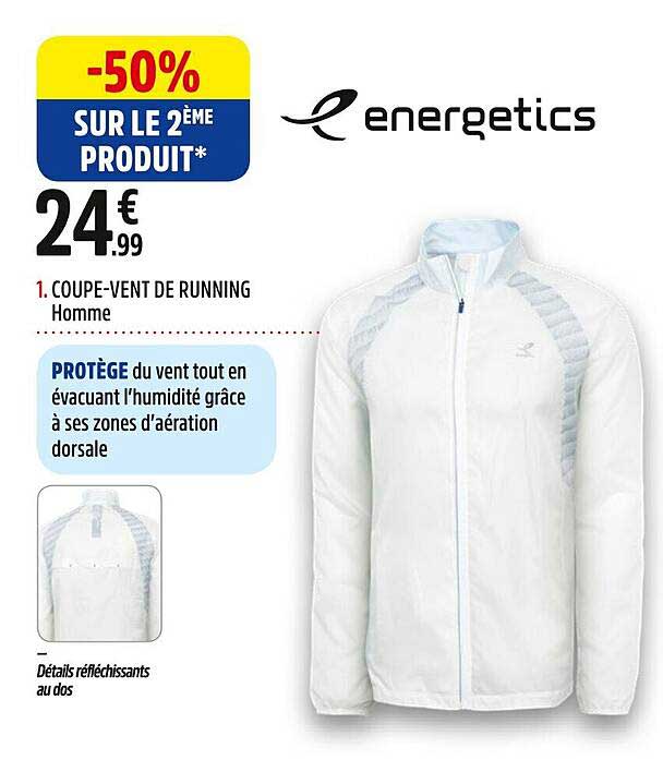 coupe-vent de running homme energetics