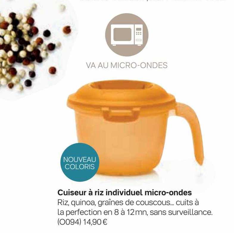 cuiseur à riz individuel micro-ondes