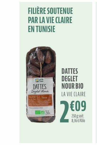 dattes deglet nour bio