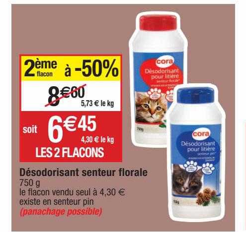 désodorisant senteur florale