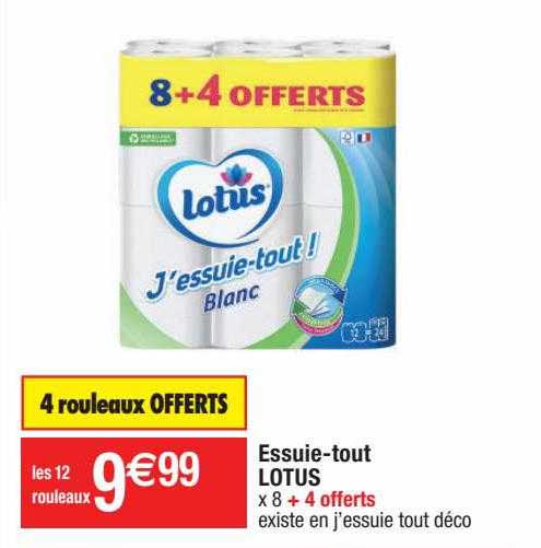Essuie-tout Lotus