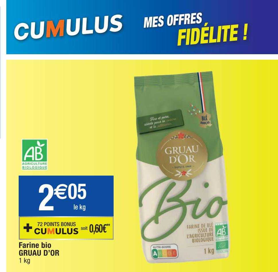 farine bio gruau d'or