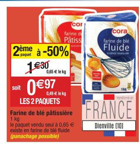 farine de blé pâtissière