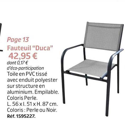 fauteuil "duca"