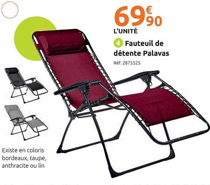 fauteuil de détente palavas