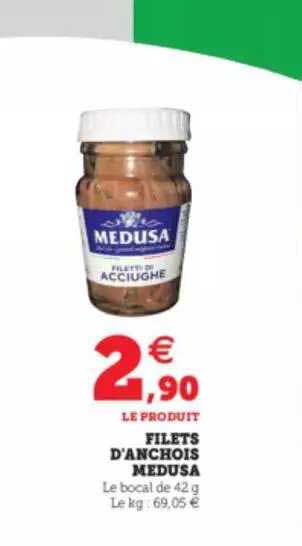 filets d'anchois medusa