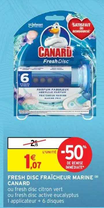 fresh disc fraîcheur marine canard