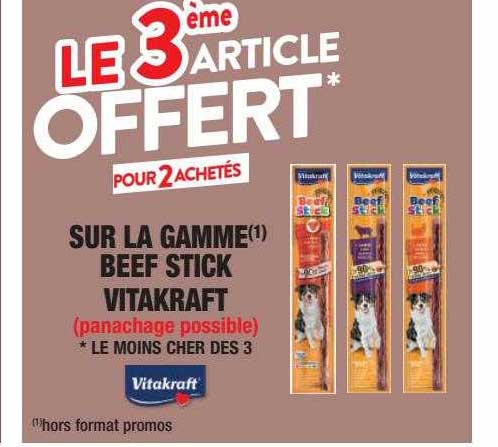 gamme beef stick vitakraft