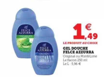 gel douche felce azzurra