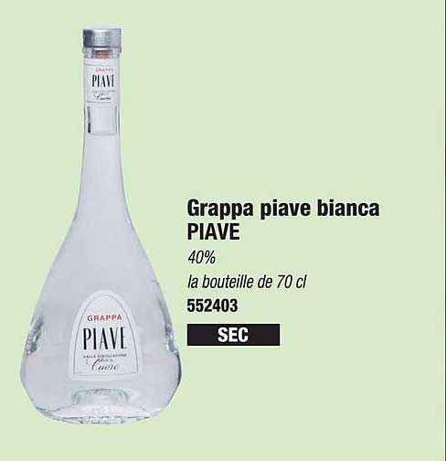 Grappa Piave Bianco Piave