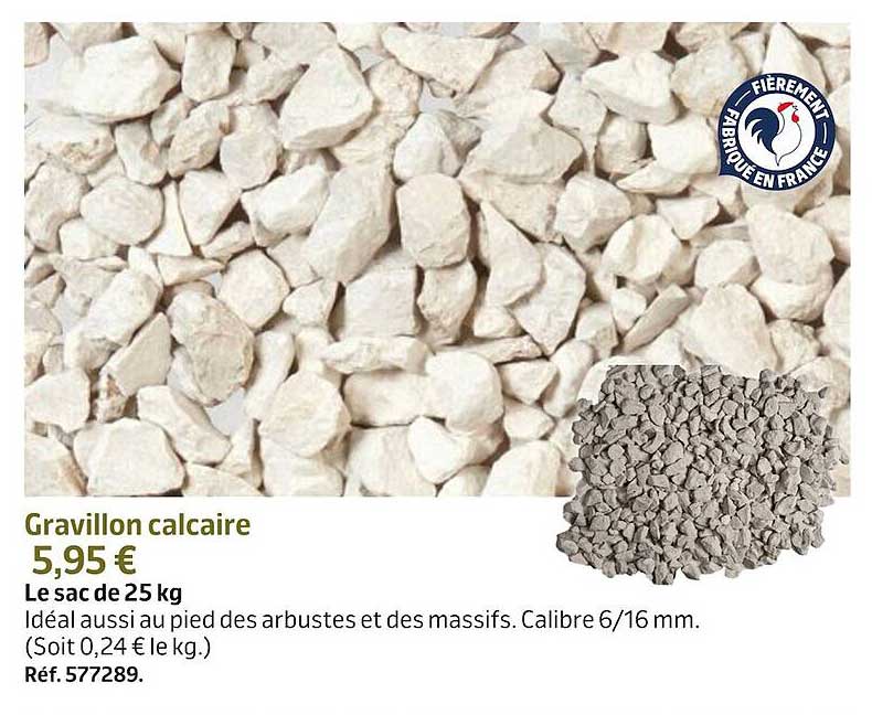 gravillon calcaire