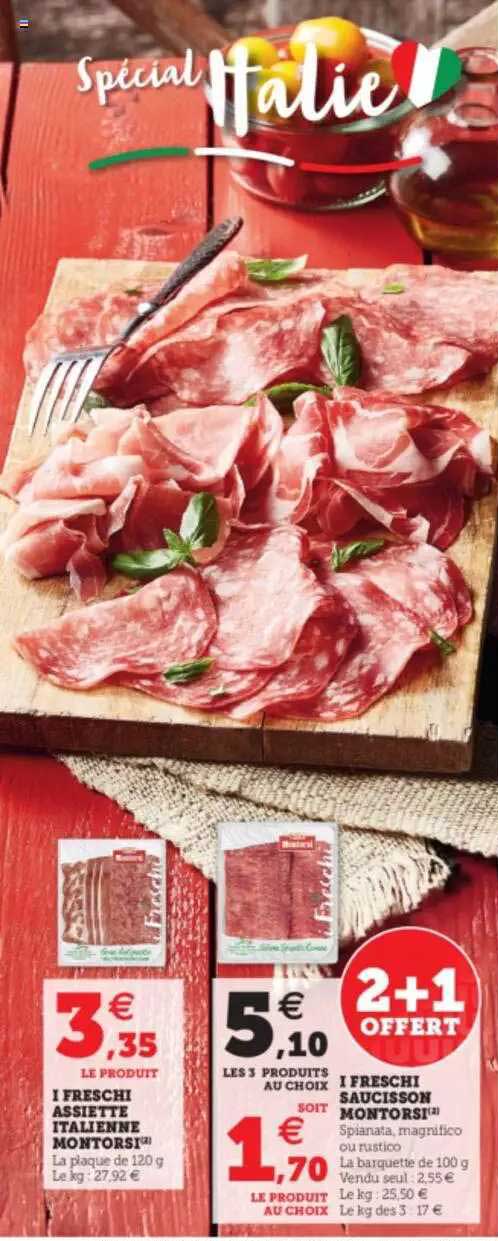 I Freschi Assiette Italienne Montorsi, I Freschi Saucisson Montorsi