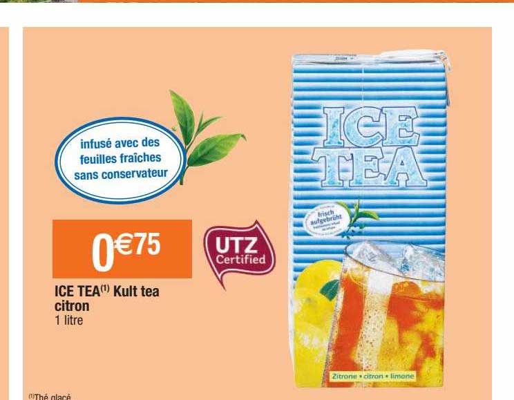 Ice Tea Kult Tea Citron