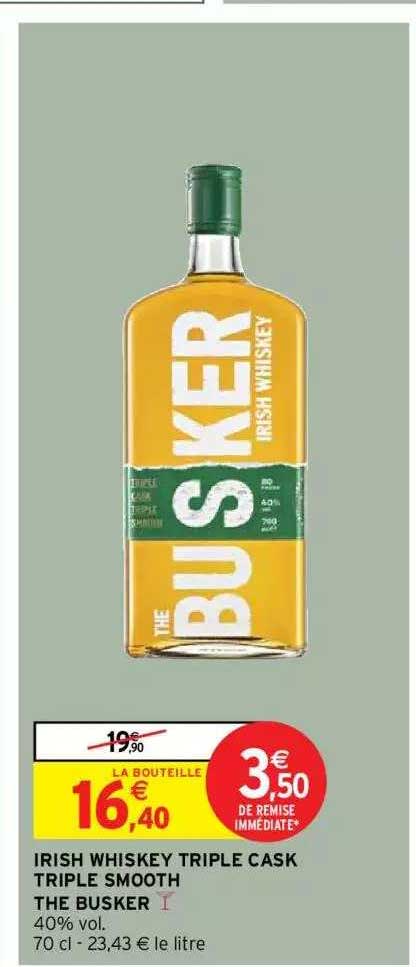 irish whiskey triple cask triple smooth the busker