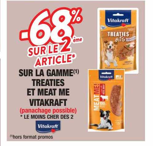 la gamme treaties et meat me vitakraft