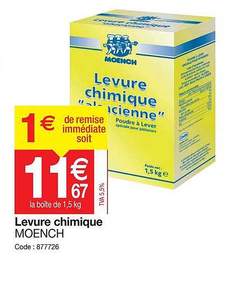 levure chimique moench