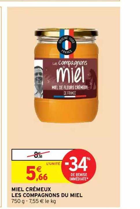 miel crémeux les compagnons du miel