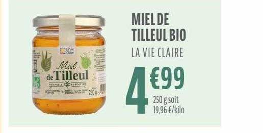 miel de tilleul bio